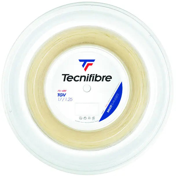 Tecnifibre Reel 200M TGV, Natural, Tennis Strings Tecnifibre