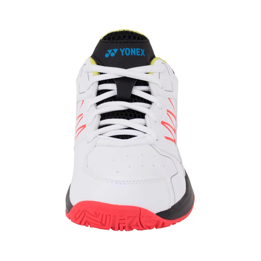 Yonex Power Cushion Lumio 3 Junior Tennis Shoes - White/Black-The Racquet Shop-Shop Online in UAE, Saudi Arabia, Kuwait, Oman, Bahrain and Qatar