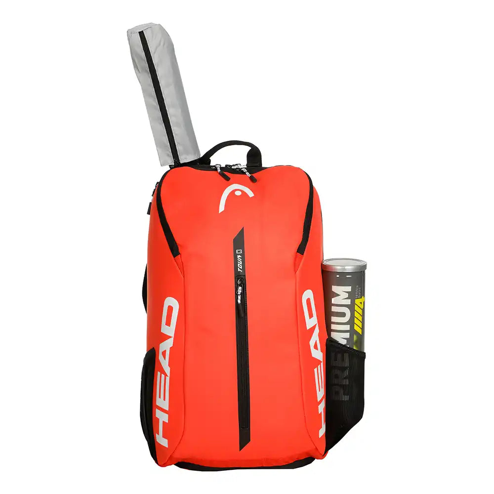 Head Tour Tennis Backpack 25L - Orange-The Racquet Shop-Shop Online in UAE, Saudi Arabia, Kuwait, Oman, Bahrain and Qatar