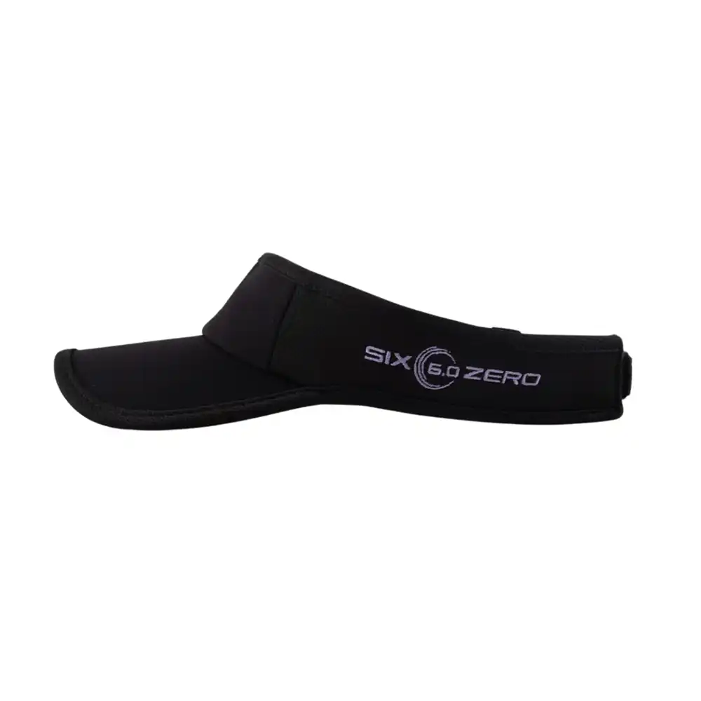 Six Zero Sports Visor Cap - Black-The Racquet Shop-Shop Online in UAE, Saudi Arabia, Kuwait, Oman, Bahrain and Qatar