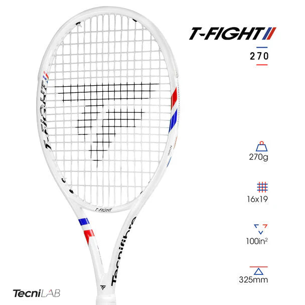 Tecnifibre T-FIGHT 270 Isoflex 2025 Tennis Racquet-The Racquet Shop-Shop Online in UAE, Saudi Arabia, Kuwait, Oman, Bahrain and Qatar