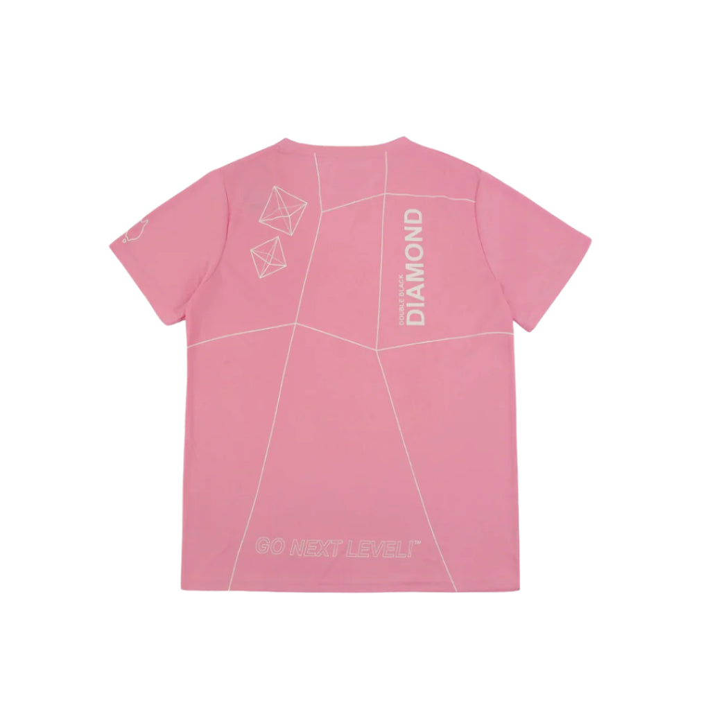 Six Zero Gem Pickleball Shirt Double Black Diamond - Pink-The Racquet Shop-Shop Online in UAE, Saudi Arabia, Kuwait, Oman, Bahrain and Qatar