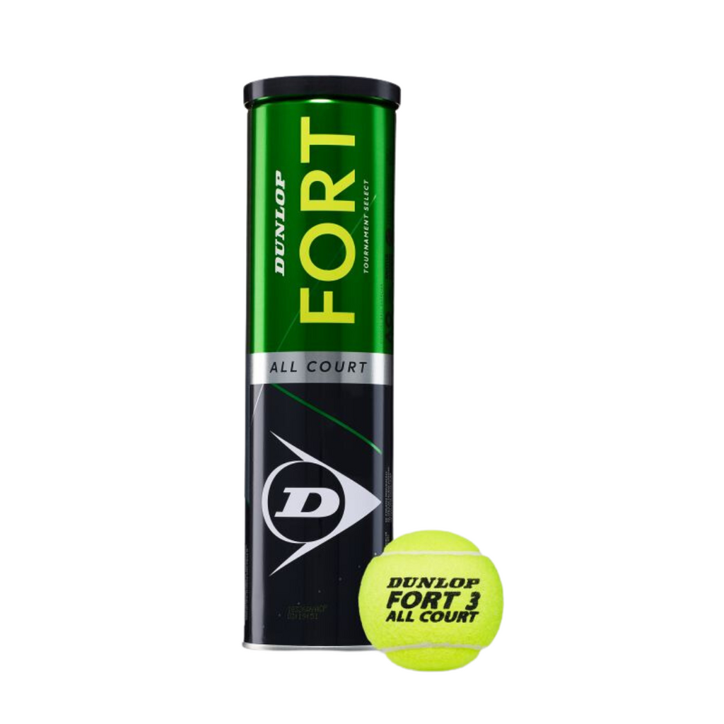 Dunlop Fort 3 All Court Tennis Balls-The Racquet Shop-Shop Online in UAE, Saudi Arabia, Kuwait, Oman, Bahrain and Qatar