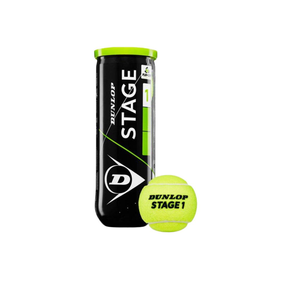 Dunlop Stage-1 Green Tennis Ball-The Racquet Shop-Shop Online in UAE, Saudi Arabia, Kuwait, Oman, Bahrain and Qatar