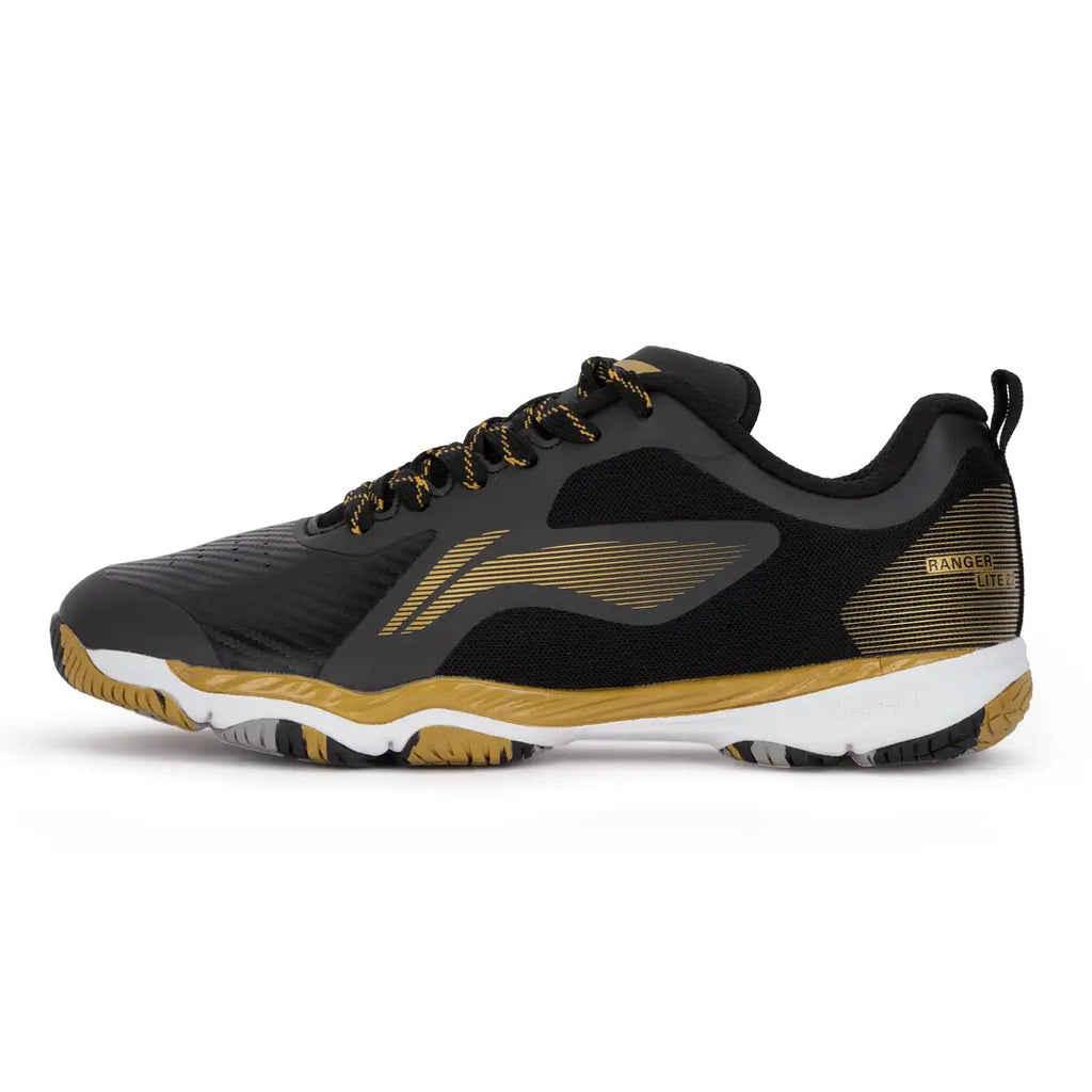 Li-Ning Ranger Lite Z2 Badminton Shoes - Black/Gold-The Racquet Shop-Shop Online in UAE, Saudi Arabia, Kuwait, Oman, Bahrain and Qatar