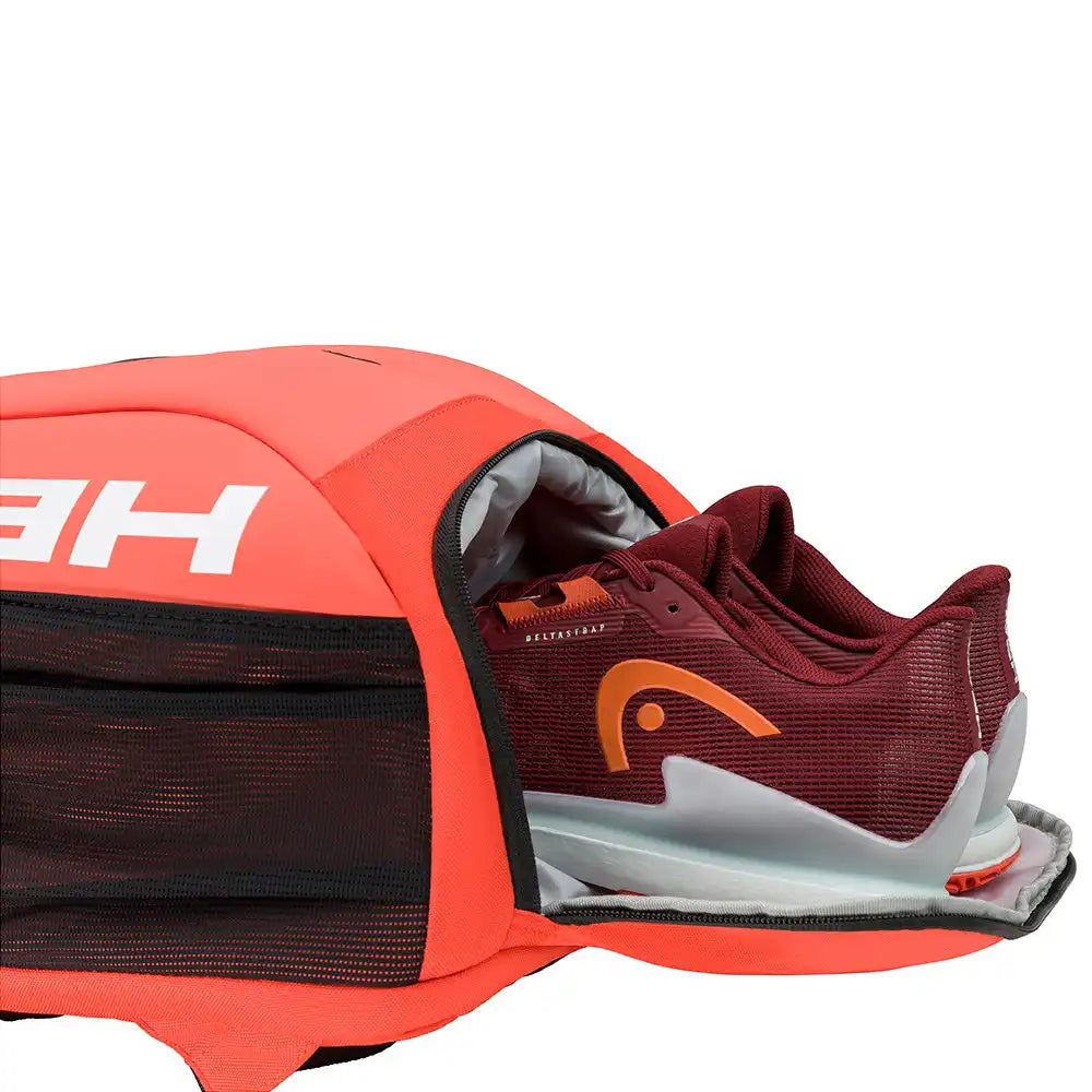 Head Tour Tennis Backpack 25L - Orange-The Racquet Shop-Shop Online in UAE, Saudi Arabia, Kuwait, Oman, Bahrain and Qatar