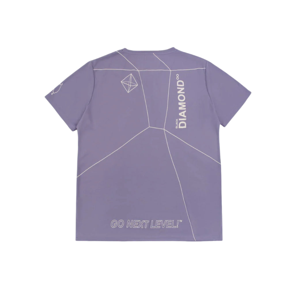 Six Zero Gem Pickleball Shirt Black Diamond - Amethyst-The Racquet Shop-Shop Online in UAE, Saudi Arabia, Kuwait, Oman, Bahrain and Qatar