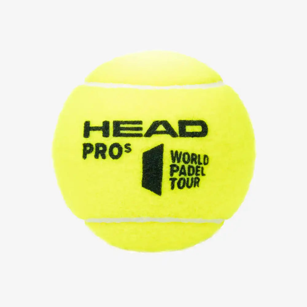 Head 3B Pro S Padel Balls (3 Pack)-The Racquet Shop-Shop Online in UAE, Saudi Arabia, Kuwait, Oman, Bahrain and Qatar