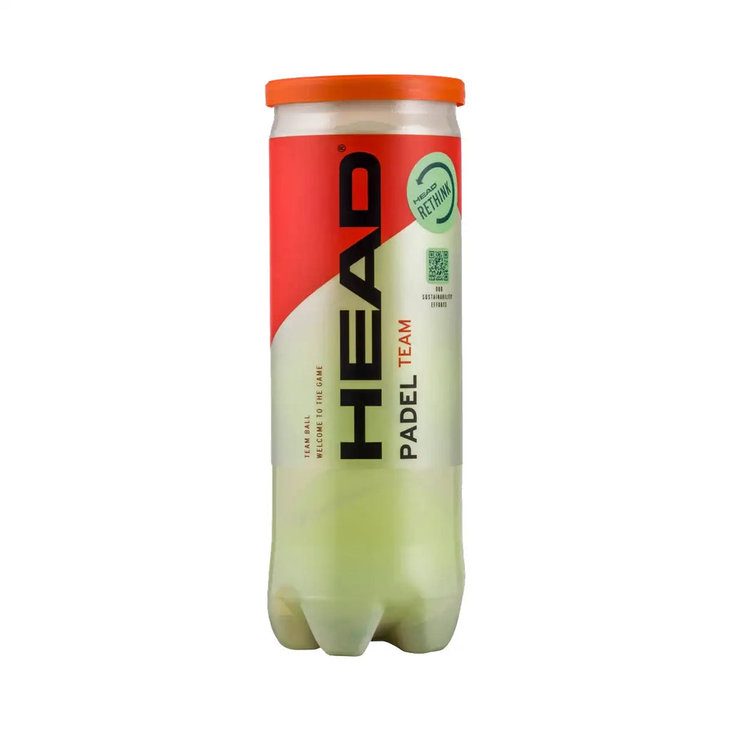 Head 3B Team Padel Balls (3 Pack)-The Racquet Shop-Shop Online in UAE, Saudi Arabia, Kuwait, Oman, Bahrain and Qatar