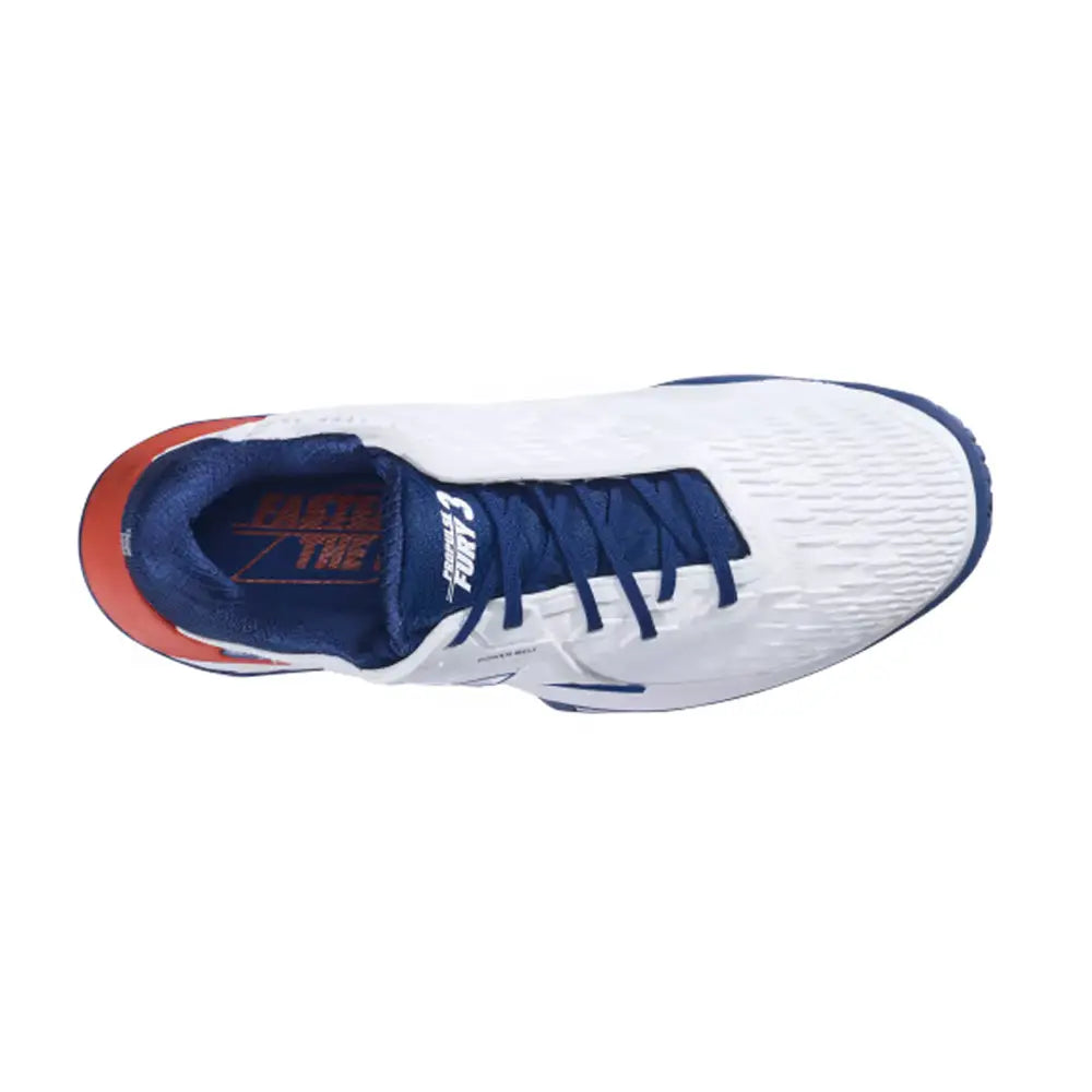 Babolat Propulse Fury 3 All Court Men Tennis Shoes - White/Estate Blue-The Racquet Shop-Shop Online in UAE, Saudi Arabia, Kuwait, Oman, Bahrain and Qatar