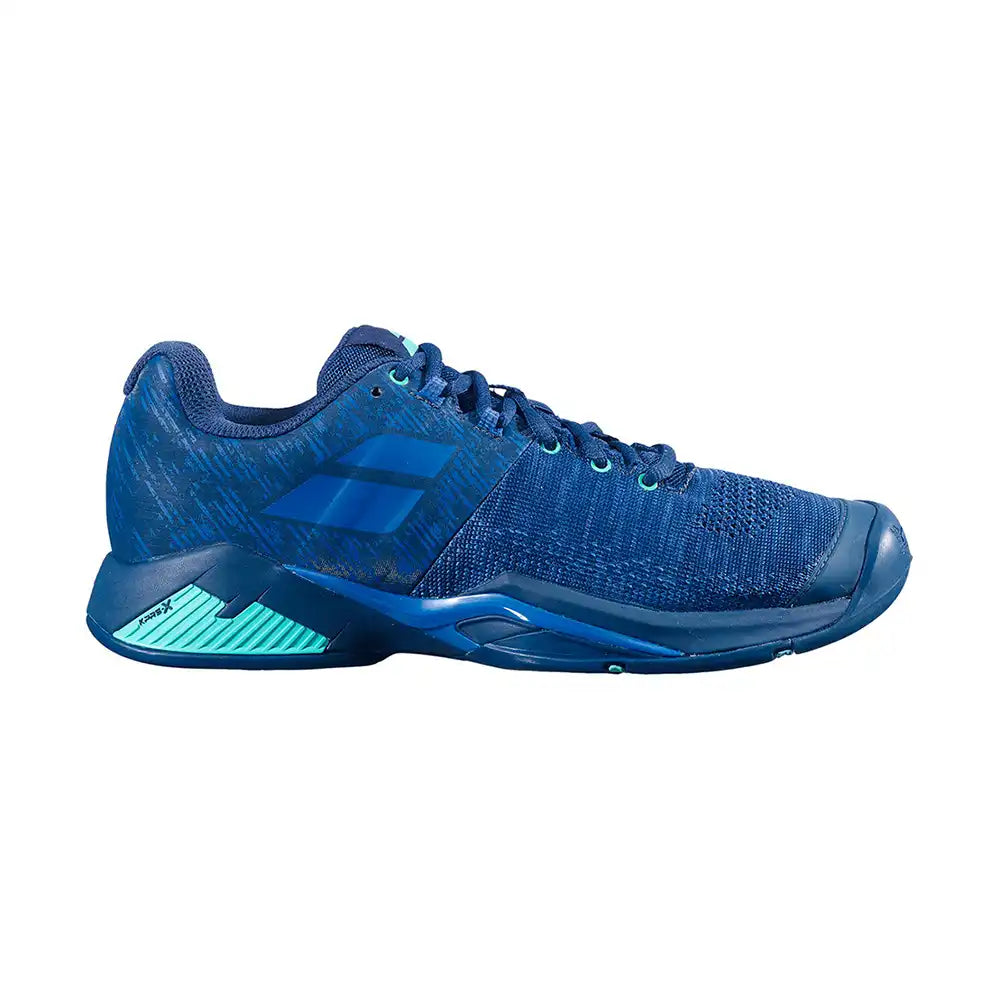 Babolat Propulse Blast All Court Men Tennis Shoes - Dark Blue/Viridian Green-The Racquet Shop-Shop Online in UAE, Saudi Arabia, Kuwait, Oman, Bahrain and Qatar