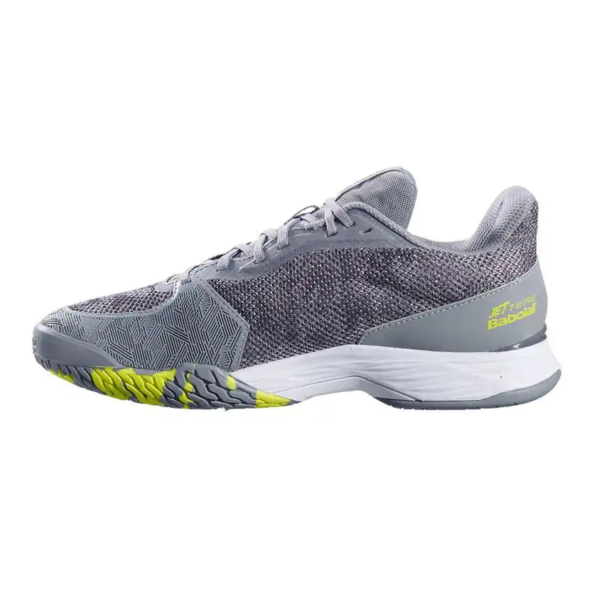 Babolat Jet Tere All Court Men Tennis Shoes - Grey/Aero-The Racquet Shop-Shop Online in UAE, Saudi Arabia, Kuwait, Oman, Bahrain and Qatar