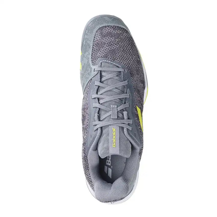 Babolat Jet Tere All Court Men Tennis Shoes - Grey/Aero-The Racquet Shop-Shop Online in UAE, Saudi Arabia, Kuwait, Oman, Bahrain and Qatar