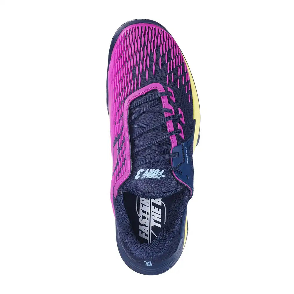 Babolat Propulse Fury 3 All Court Men Tennis Shoes - Dark Blue/Pink Aero-The Racquet Shop-Shop Online in UAE, Saudi Arabia, Kuwait, Oman, Bahrain and Qatar