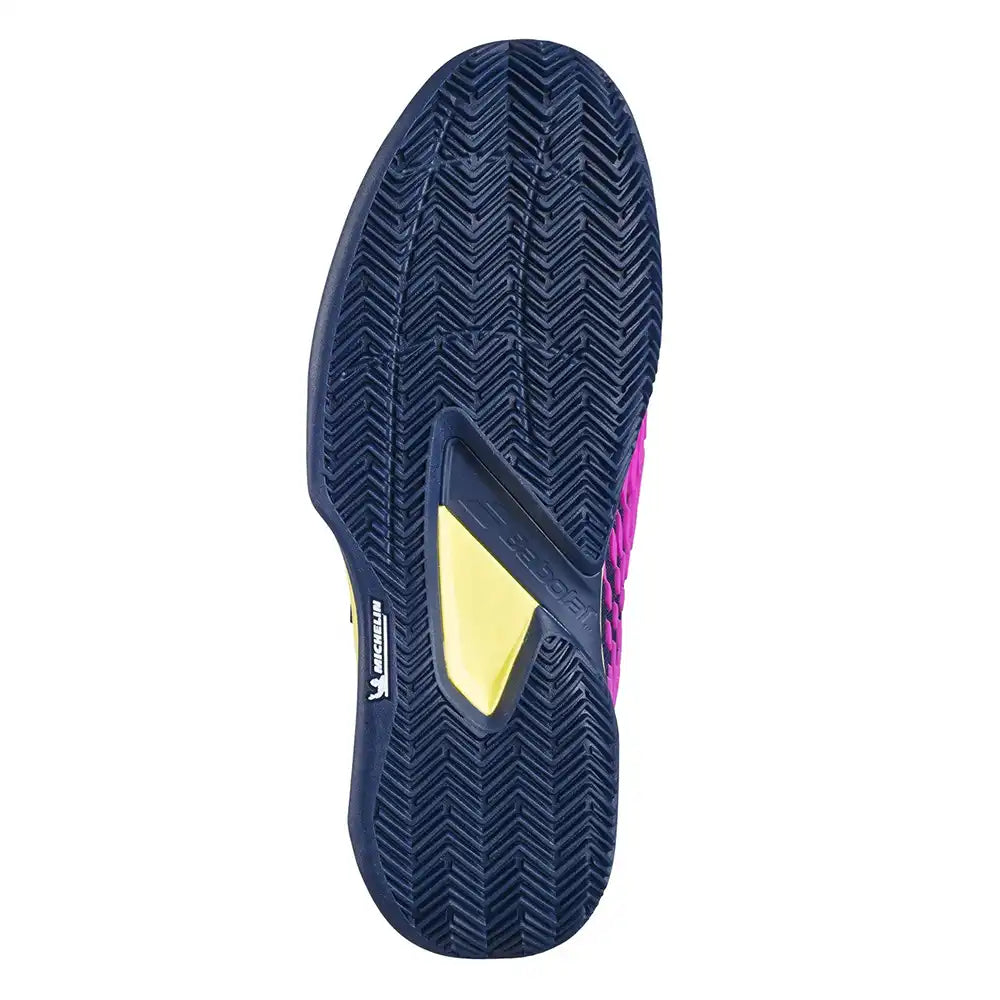 Babolat Propulse Fury 3 Clay Men Tennis Shoes - Dark Blue/Pink Aero-The Racquet Shop-Shop Online in UAE, Saudi Arabia, Kuwait, Oman, Bahrain and Qatar