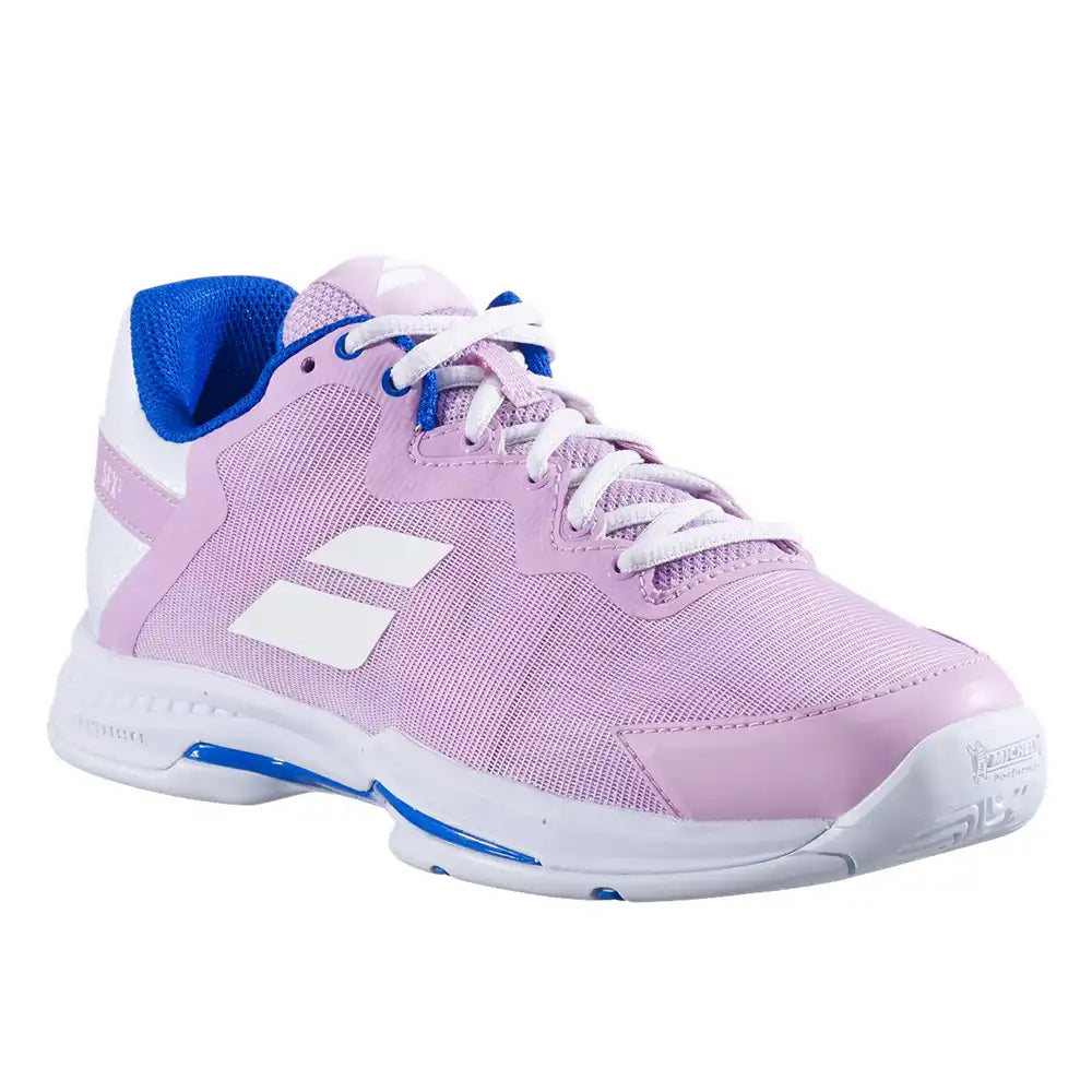 Babolat SFX3 All Court Women Tennis Shoes - Pink Lady-The Racquet Shop-Shop Online in UAE, Saudi Arabia, Kuwait, Oman, Bahrain and Qatar