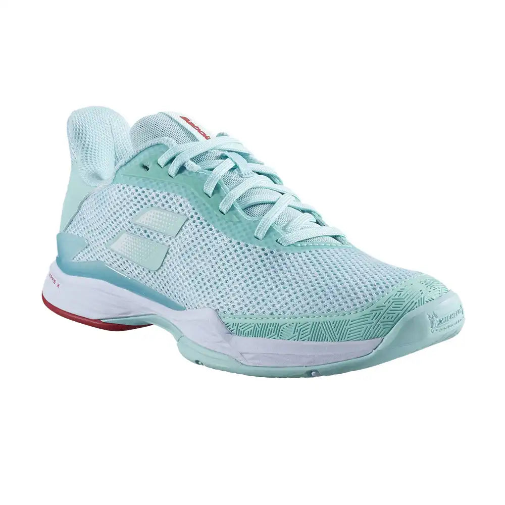 Babolat Jet Tere All Court Women Tennis Shoes - Yucca/White-The Racquet Shop-Shop Online in UAE, Saudi Arabia, Kuwait, Oman, Bahrain and Qatar