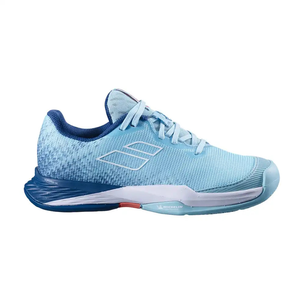 Babolat Jet Mach 3 All Court Junior Boy Tennis Shoes - Blue-The Racquet Shop-Shop Online in UAE, Saudi Arabia, Kuwait, Oman, Bahrain and Qatar