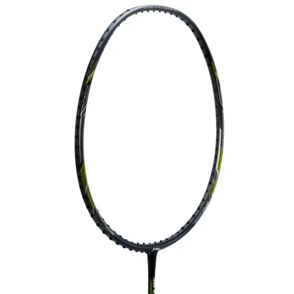 Li-Ning 3D Calibar X Combat Badminton Raquet (Black/Lime)-The Racquet Shop-Shop Online in UAE, Saudi Arabia, Kuwait, Oman, Bahrain and Qatar