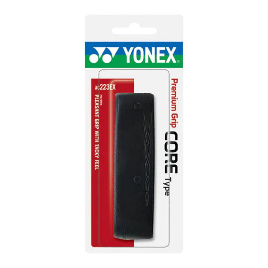 Yonex AC223EX Premium Grip Core Type – Black-The Racquet Shop-Shop Online in UAE, Saudi Arabia, Kuwait, Oman, Bahrain and Qatar