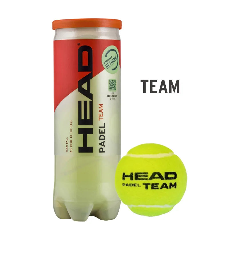 3B HEAD® Padel Team Can – 3 Balls-The Racquet Shop-Shop Online in UAE, Saudi Arabia, Kuwait, Oman, Bahrain and Qatar