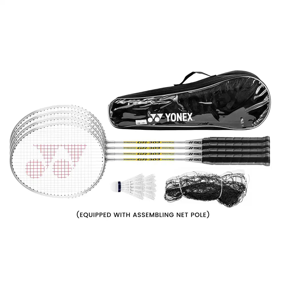 Yonex GR-303 Badminton Racquet - Set of 4-The Racquet Shop-Shop Online in UAE, Saudi Arabia, Kuwait, Oman, Bahrain and Qatar