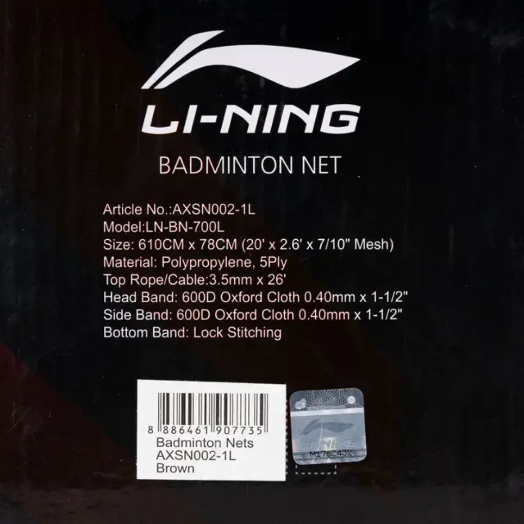 Li-Ning 700L Badminton Net-The Racquet Shop-Shop Online in UAE, Saudi Arabia, Kuwait, Oman, Bahrain and Qatar