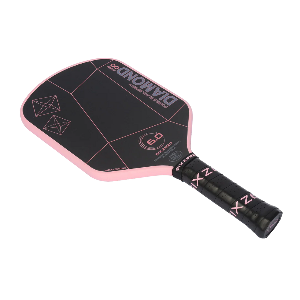 Six Zero Infinity Edgeless Double Black Diamond Control Pickleball Paddle-The Racquet Shop-Shop Online in UAE, Saudi Arabia, Kuwait, Oman, Bahrain and Qatar