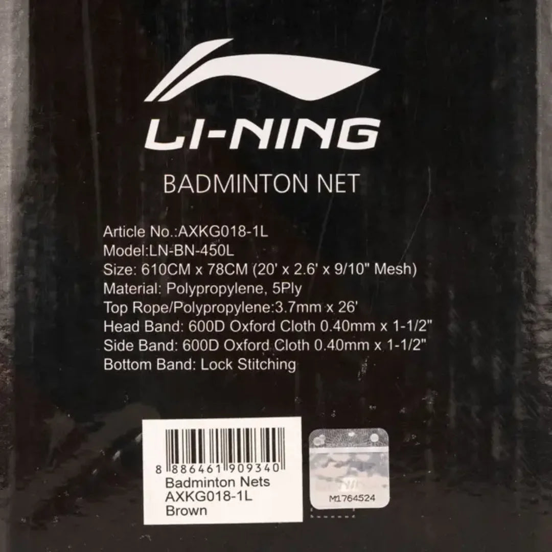 Li-Ning 450L Badminton Net-The Racquet Shop-Shop Online in UAE, Saudi Arabia, Kuwait, Oman, Bahrain and Qatar