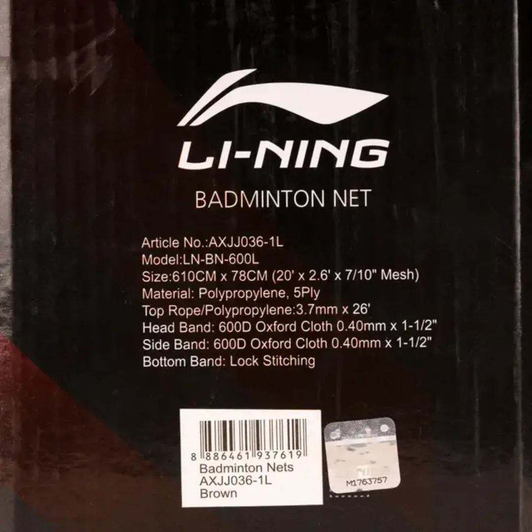 Li-Ning 600L Badminton Net-The Racquet Shop-Shop Online in UAE, Saudi Arabia, Kuwait, Oman, Bahrain and Qatar