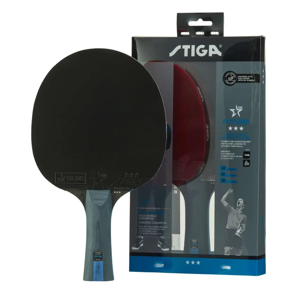 Stiga TT Bat 3-Star Future Table Tennis Racket-The Racquet Shop-Shop Online in UAE, Saudi Arabia, Kuwait, Oman, Bahrain and Qatar