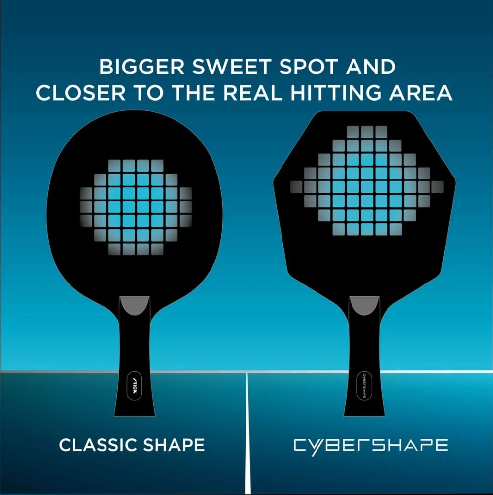 Stiga Cybershape Future 3-Star Table Tennis Bat-The Racquet Shop-Shop Online in UAE, Saudi Arabia, Kuwait, Oman, Bahrain and Qatar
