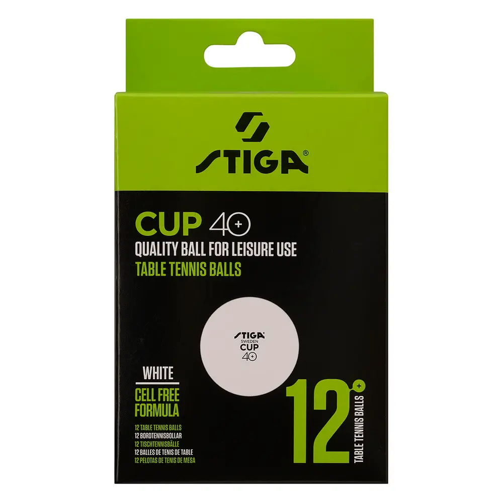 Stiga TT Balls Cup Orange/White-The Racquet Shop-Shop Online in UAE, Saudi Arabia, Kuwait, Oman, Bahrain and Qatar