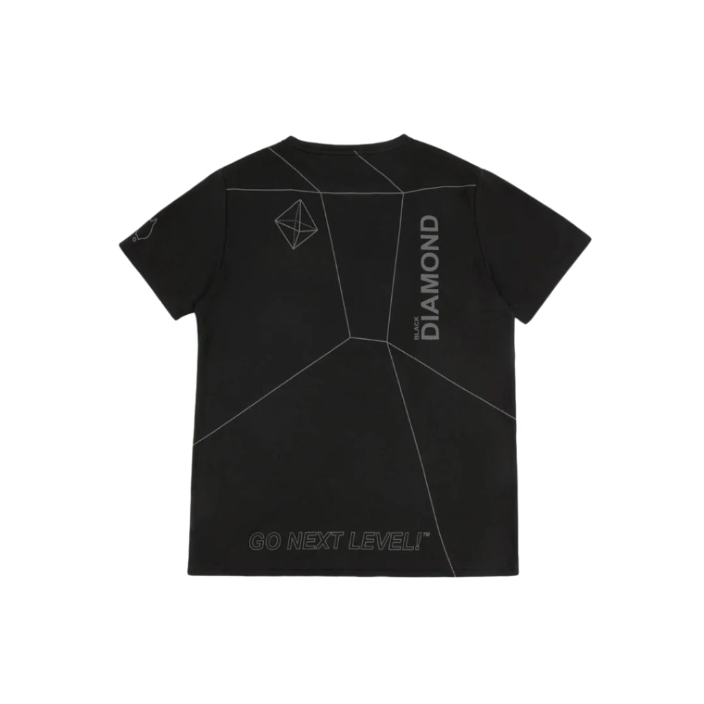 Six Zero Gem Pickleball Shirt Black Diamond - Black-The Racquet Shop-Shop Online in UAE, Saudi Arabia, Kuwait, Oman, Bahrain and Qatar