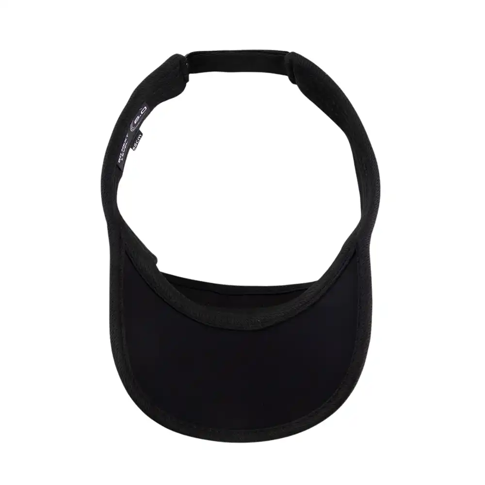 Six Zero Sports Visor Cap - Black-The Racquet Shop-Shop Online in UAE, Saudi Arabia, Kuwait, Oman, Bahrain and Qatar