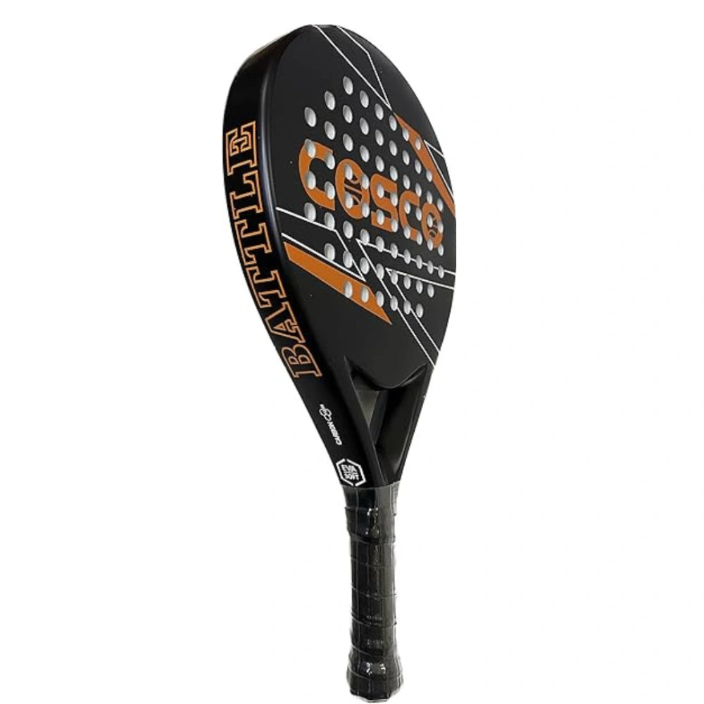 COSCO Padel Racquet - Carbon Black-The Racquet Shop-Shop Online in UAE, Saudi Arabia, Kuwait, Oman, Bahrain and Qatar