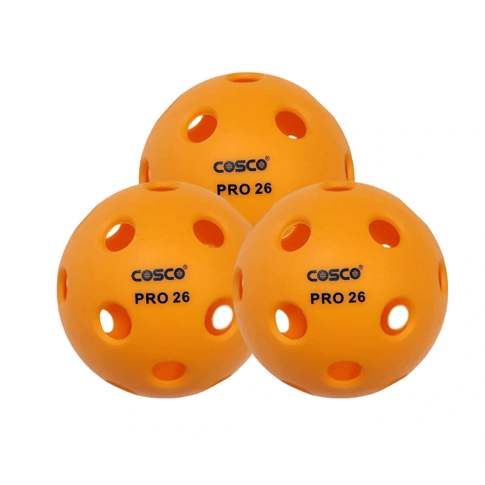Cosco Pickleball Indoor 26 Ball-The Racquet Shop-Shop Online in UAE, Saudi Arabia, Kuwait, Oman, Bahrain and Qatar