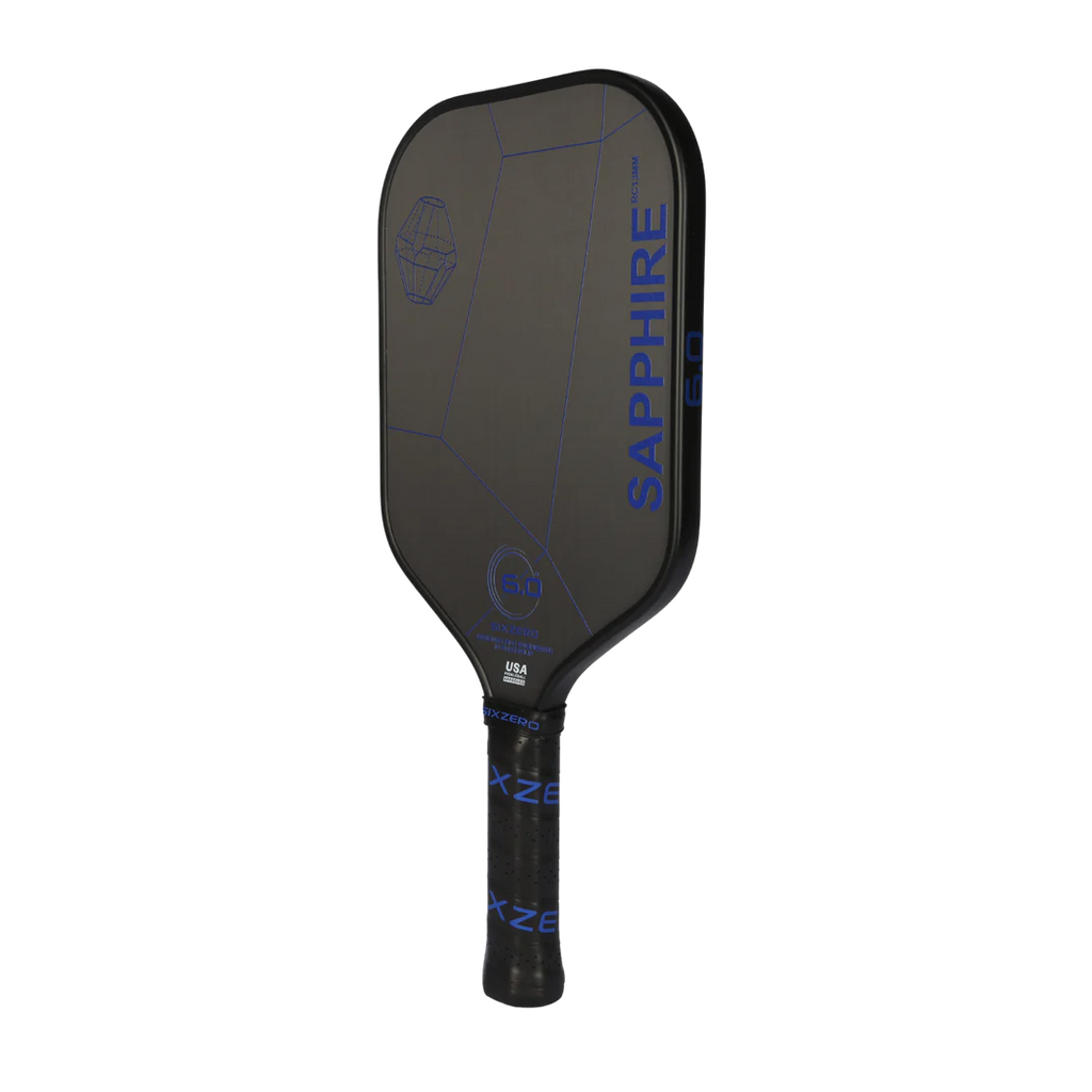 Six Zero Sapphire Pickleball Paddle-The Racquet Shop-Shop Online in UAE, Saudi Arabia, Kuwait, Oman, Bahrain and Qatar