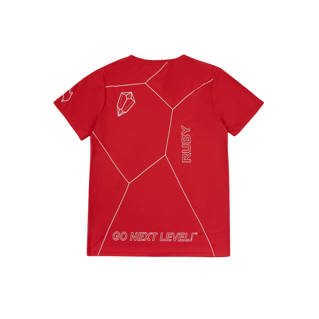 Six Zero Gem Pickleball Shirt - Ruby-The Racquet Shop-Shop Online in UAE, Saudi Arabia, Kuwait, Oman, Bahrain and Qatar