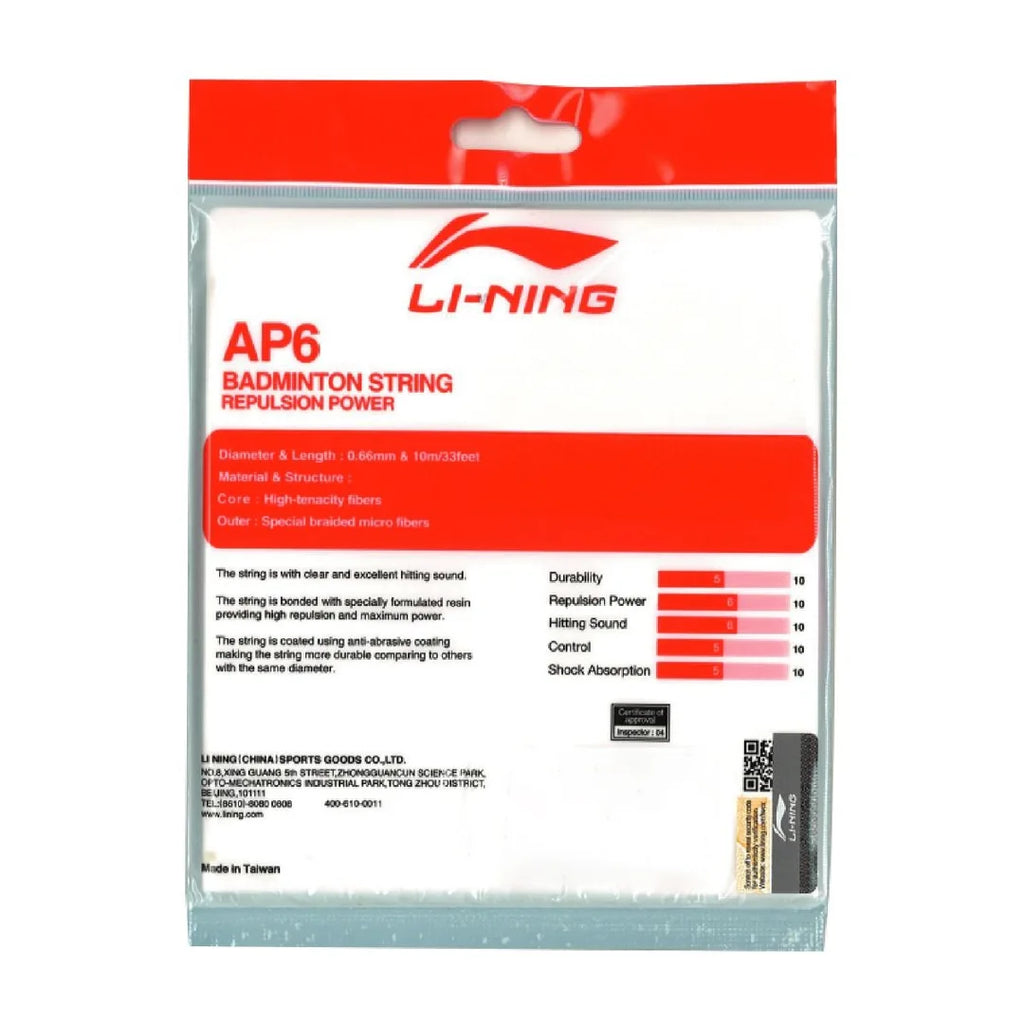 Li-Ning AP-6 Badminton String-The Racquet Shop-Shop Online in UAE, Saudi Arabia, Kuwait, Oman, Bahrain and Qatar