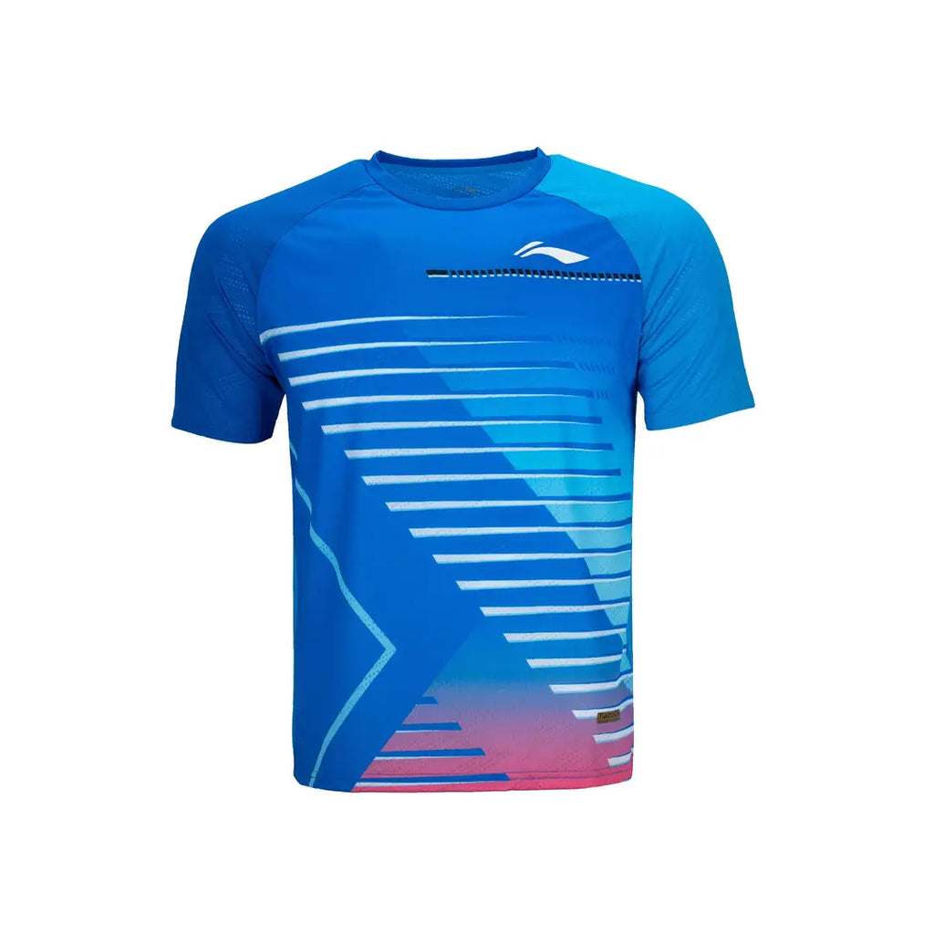 Li-Ning Slash T-Shirt-The Racquet Shop-Shop Online in UAE, Saudi Arabia, Kuwait, Oman, Bahrain and Qatar