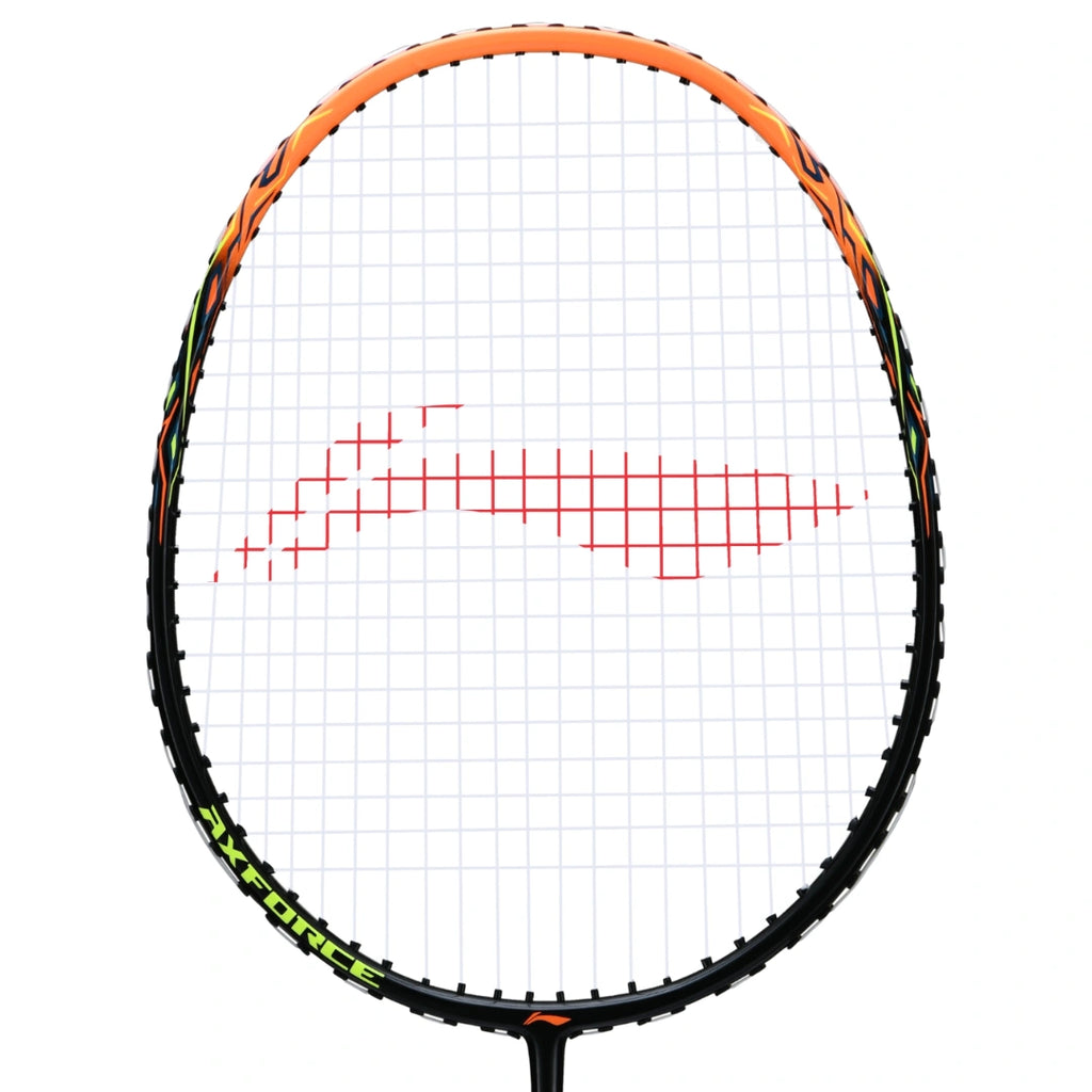 Li-Ning Axforce 9 Badminton Racquet (Black/Orange)-The Racquet Shop-Shop Online in UAE, Saudi Arabia, Kuwait, Oman, Bahrain and Qatar