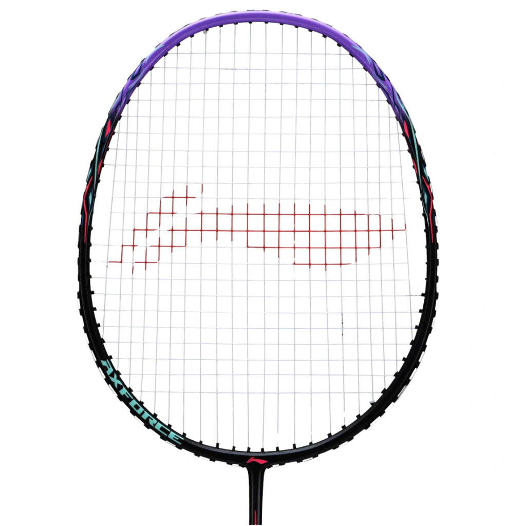 Li-Ning Axforce 9 Badminton Racquet (Black/Purple)-The Racquet Shop-Shop Online in UAE, Saudi Arabia, Kuwait, Oman, Bahrain and Qatar