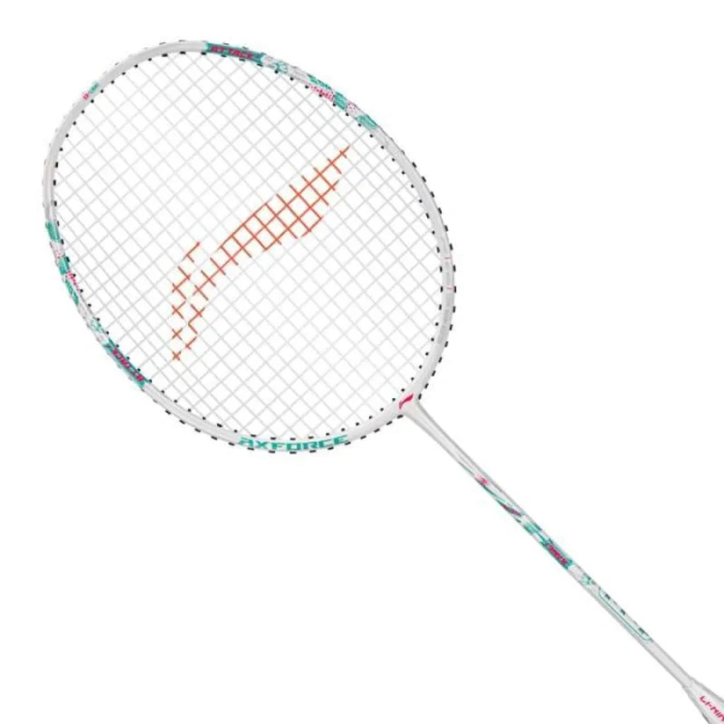 Li-Ning Axforce Bigbang - 7U Badminton Racquet (White)-The Racquet Shop-Shop Online in UAE, Saudi Arabia, Kuwait, Oman, Bahrain and Qatar