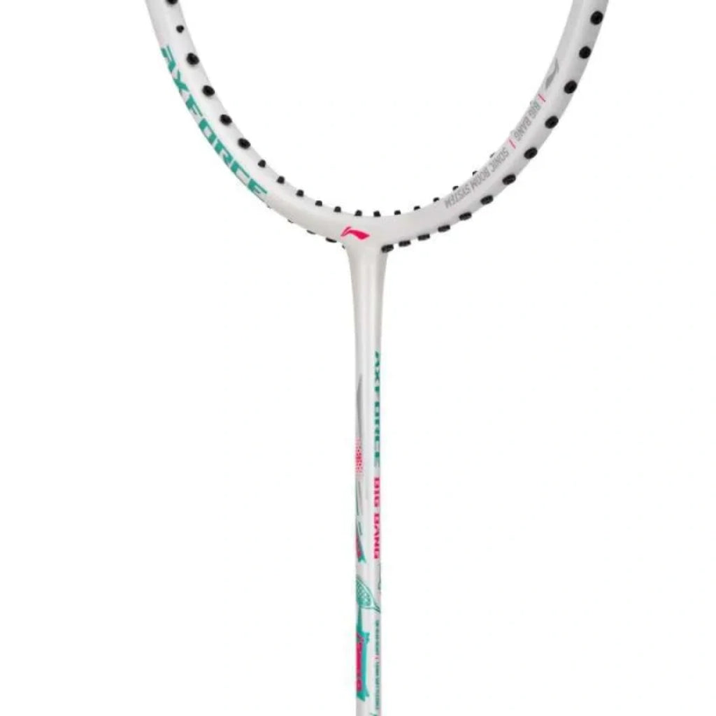 Li-Ning Axforce Bigbang - 7U Badminton Racquet (White)-The Racquet Shop-Shop Online in UAE, Saudi Arabia, Kuwait, Oman, Bahrain and Qatar