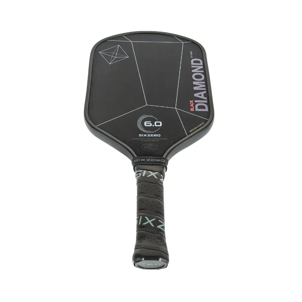 Six Zero Black Diamond Power Pickleball Paddle-The Racquet Shop-Shop Online in UAE, Saudi Arabia, Kuwait, Oman, Bahrain and Qatar