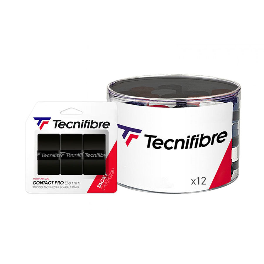 Tecnifibre Contact Pro Grip (Box of 12)-The Racquet Shop-Shop Online in UAE, Saudi Arabia, Kuwait, Oman, Bahrain and Qatar