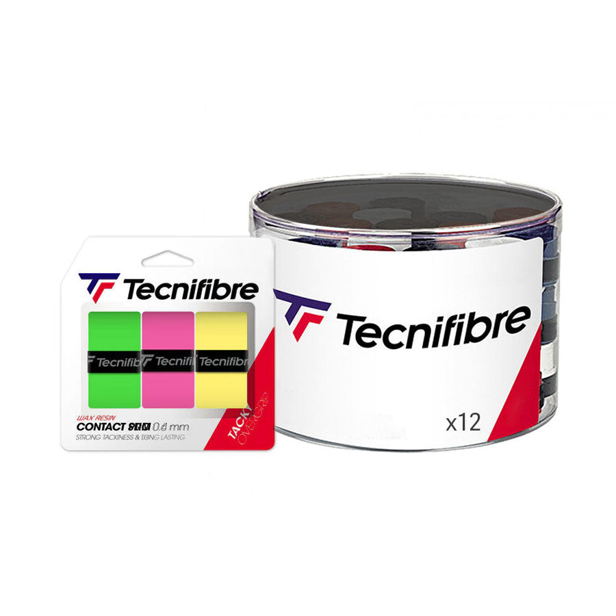 Tecnifibre Contact Pro Grip (Box of 12)-The Racquet Shop-Shop Online in UAE, Saudi Arabia, Kuwait, Oman, Bahrain and Qatar