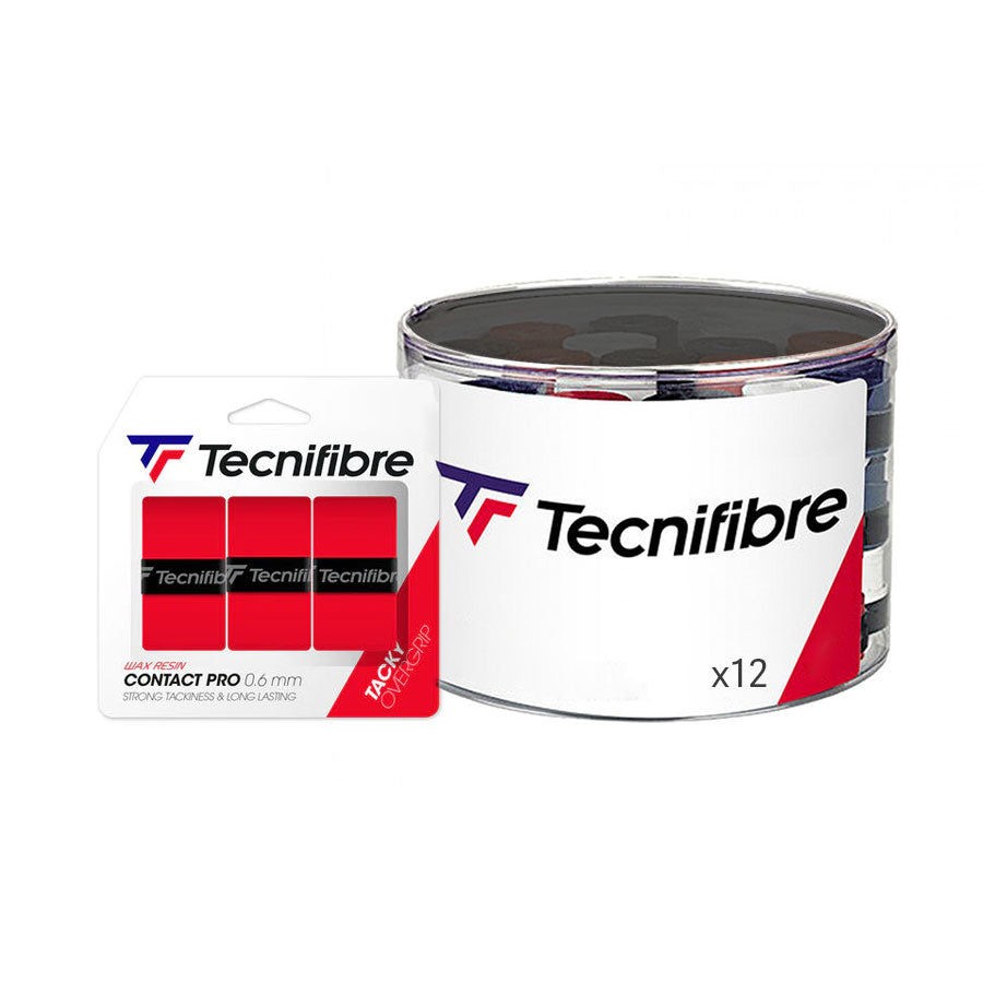 Tecnifibre Contact Pro Grip (Box of 12)-The Racquet Shop-Shop Online in UAE, Saudi Arabia, Kuwait, Oman, Bahrain and Qatar