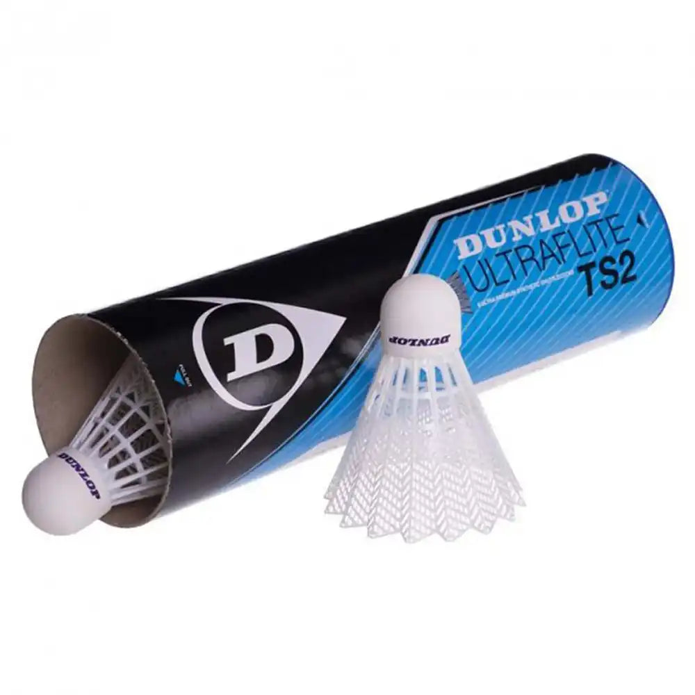 Dunlop Ultraflite TS2 Badminton Shuttlecock - 6 Pack-The Racquet Shop-Shop Online in UAE, Saudi Arabia, Kuwait, Oman, Bahrain and Qatar